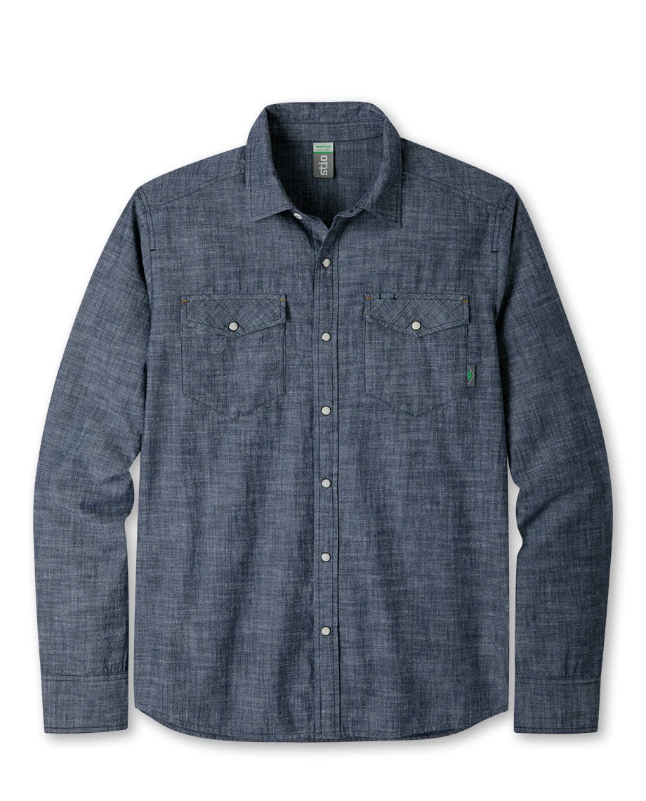 Best Pirce ๐ Stio Men's Ashton Chambray ๐ Shirt ๐ 1 Best Pirce ๐ Stio Men's Ashton Chambray ๐ Shirt ๐