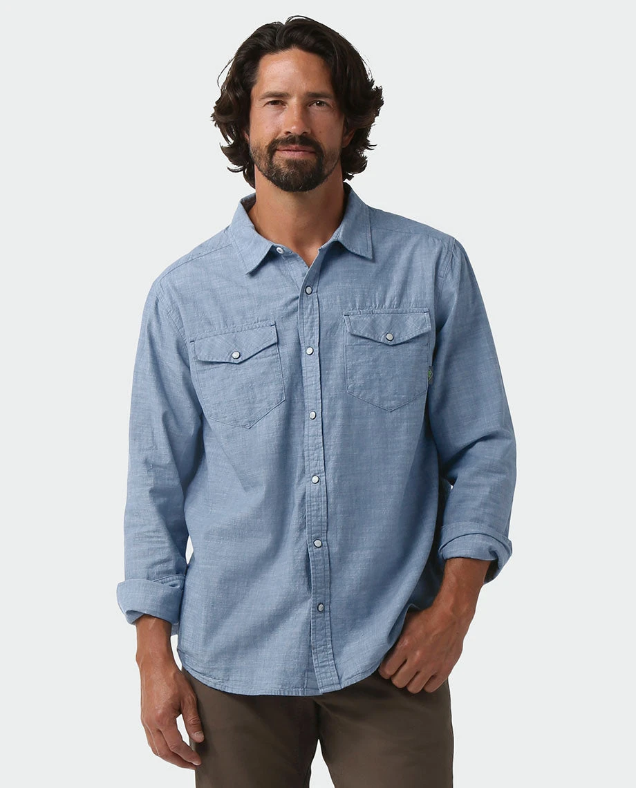 Best Pirce ๐ Stio Men's Ashton Chambray ๐ Shirt ๐ 8 Best Pirce ๐ Stio Men's Ashton Chambray ๐ Shirt ๐ - Image 8