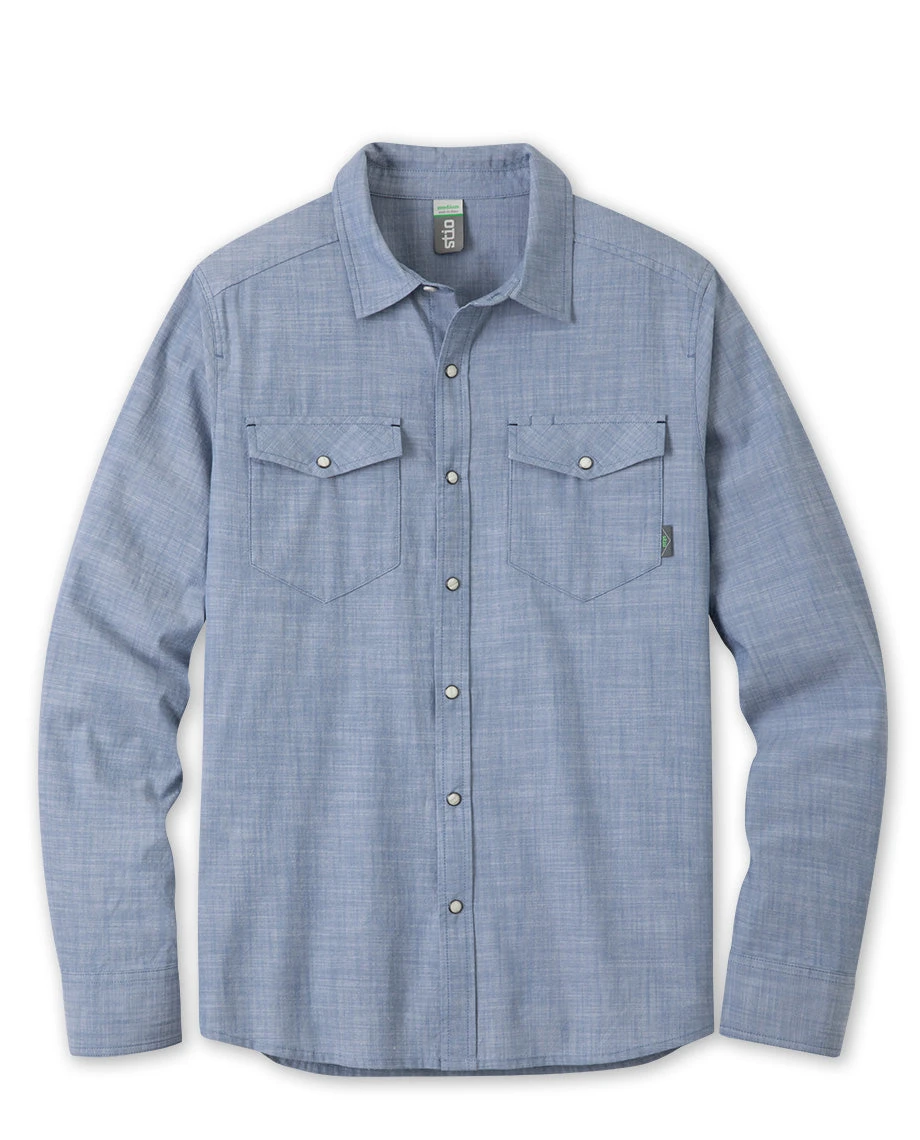 Best Pirce ๐ Stio Men's Ashton Chambray ๐ Shirt ๐ 7 Best Pirce ๐ Stio Men's Ashton Chambray ๐ Shirt ๐ - Image 7