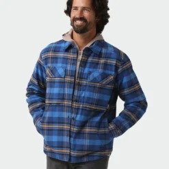 Best Sale 👍 Stio Men's Buckhorn Insulated Snap 👚 Shirt 🛒 -Stio Sales M Buckhorn Insulated Snap Shirt Confluence Plaid 1