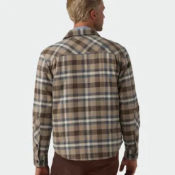 Best Sale 👍 Stio Men's Buckhorn Insulated Snap 👚 Shirt 🛒 -Stio Sales M Buckhorn Insulated Snap Shirt Rodeo Dust Plaid 4