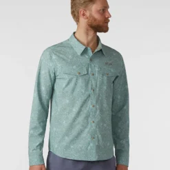 Budget ๐ฏ Stio Men's CFS ๐ Shirt ๐งจ 48 Budget ๐ฏ Stio Men's CFS ๐ Shirt ๐งจ -Stio Sales M CFS Shirt Lily Pad Floral 1