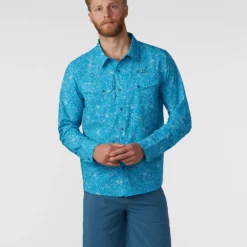 Budget ๐ฏ Stio Men's CFS ๐ Shirt ๐งจ 42 Budget ๐ฏ Stio Men's CFS ๐ Shirt ๐งจ -Stio Sales M CFS Shirt Rapid Blue Floral 1
