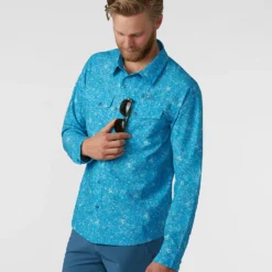 Budget ๐ฏ Stio Men's CFS ๐ Shirt ๐งจ 44 Budget ๐ฏ Stio Men's CFS ๐ Shirt ๐งจ -Stio Sales M CFS Shirt Rapid Blue Floral 2