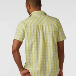 New 🛒 Stio Men's Curtis Camp 👕 Shirt SS 🤩 -Stio Sales M Curtis Camp Shirt SS Forage Green Plaid 2