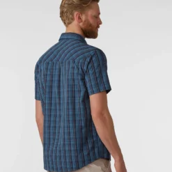 New 🛒 Stio Men's Curtis Camp 👕 Shirt SS 🤩 -Stio Sales M Curtis Camp Shirt SS Mountain Shadow Plaid 2