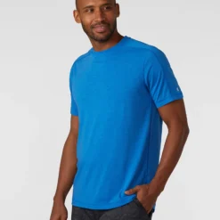 Outlet 🧨 Stio Men's Divide Tee SS 😉 -Stio Sales M Divide Tee SS Blue Jolt 1