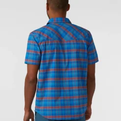 Budget โค๏ธ Stio Men's Eddy ๐ Shirt SS ๐ 37 Budget โค๏ธ Stio Men's Eddy ๐ Shirt SS ๐ -Stio Sales M Eddy Shirt SS Blue Jolt Plaid 2