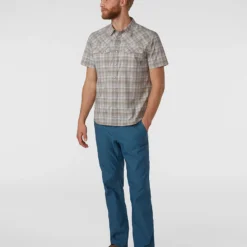 Budget โค๏ธ Stio Men's Eddy ๐ Shirt SS ๐ 58 Budget โค๏ธ Stio Men's Eddy ๐ Shirt SS ๐ -Stio Sales M Eddy Shirt SS Pebble Plaid 3