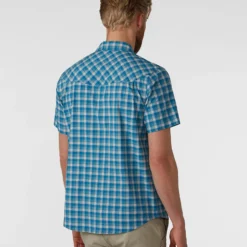 Budget โค๏ธ Stio Men's Eddy ๐ Shirt SS ๐ 32 Budget โค๏ธ Stio Men's Eddy ๐ Shirt SS ๐ -Stio Sales M Eddy Shirt SS Tumbling Turq Check 2