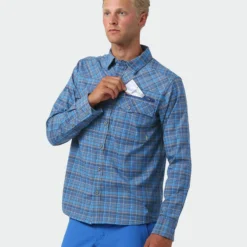 Hot Sale 🛒 Stio Men's Eddy Slope 👕 Shirt ✔️ -Stio Sales M Eddy Slope Shirt Alpine Lake Plaid 2