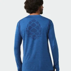 Deals 🌟 Stio Men's Basis® Seamless Tech Crew 🌟 -Stio Sales M Full Range Seamless Crew LS Alpine Lake Heather 3