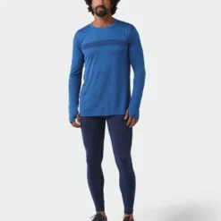 Deals 🌟 Stio Men's Basis® Seamless Tech Crew 🌟 -Stio Sales M Full Range Seamless Crew LS Alpine Lake Heather 4