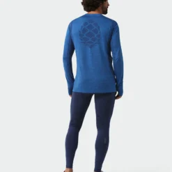 Deals 🌟 Stio Men's Basis® Seamless Tech Crew 🌟 -Stio Sales M Full Range Seamless Crew LS Alpine Lake Heather 5