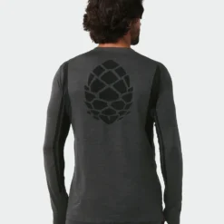 Deals 🌟 Stio Men's Basis® Seamless Tech Crew 🌟 -Stio Sales M Full Range Seamless Crew LS Boundary Black Heather 3