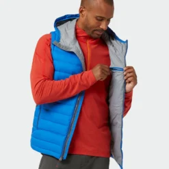 Cheapest ⌛ Stio Men's Hometown Down Hooded Vest 🤩 -Stio Sales M Hometown Down Hooded Vest Alpine Lake 2