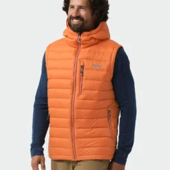 Cheapest ⌛ Stio Men's Hometown Down Hooded Vest 🤩 -Stio Sales M Hometown Down Hooded Vest Burnt Orange 1