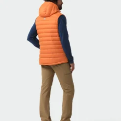 Cheapest ⌛ Stio Men's Hometown Down Hooded Vest 🤩 -Stio Sales M Hometown Down Hooded Vest Burnt Orange 7
