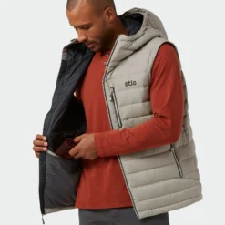 Cheapest ⌛ Stio Men's Hometown Down Hooded Vest 🤩 -Stio Sales M Hometown Down Hooded Vest Talus 3