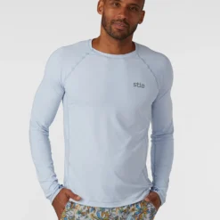 New ✨ Stio Men's Hylas Crew LS 🌟 -Stio Sales M Hylas Crew LS Misty Cloud 1
