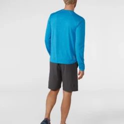 New 🧨 Stio Men's Icefloe Tech Tee LS 🧨 -Stio Sales M Icefloe Tech Tee LS Rapid Blue 4