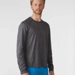 New 🧨 Stio Men's Icefloe Tech Tee LS 🧨 -Stio Sales M Icefloe Tech Tee LS Scorched Rock 1