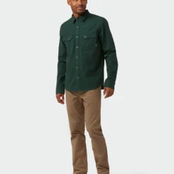 Cheap 🔥 Stio Men's Junction Midweight Flannel 👚 Shirt 🔥 -Stio Sales M Junction Midweight Flannel Shirt Treeline Green 4