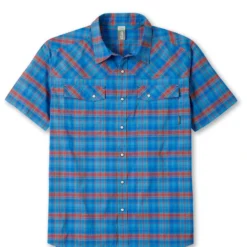 Budget โค๏ธ Stio Men's Eddy ๐ Shirt SS ๐ 35 Budget โค๏ธ Stio Men's Eddy ๐ Shirt SS ๐ -Stio Sales M SS Eddy Blue Jolt Plaid