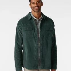 Top 10 🎁 Stio Men's Saratoga Cord 👚 Shirt 😀 -Stio Sales M Saratoga Cord Treeline Green 1