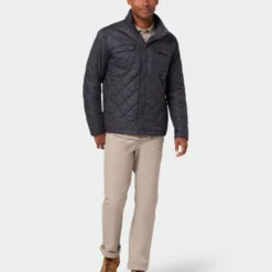 Coupon 🧨 Stio Men's Skycrest Insulated Snap 👕 Shirt ⭐ -Stio Sales M Skycrest Snap Shirt Boundary Black 1 Full