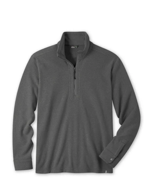 Best Pirce 🎉 Stio Men's Turpin Fleece Half Zip ⭐ -Stio Sales M Turpin Fleece Half Zip Tap Shoe Heather
