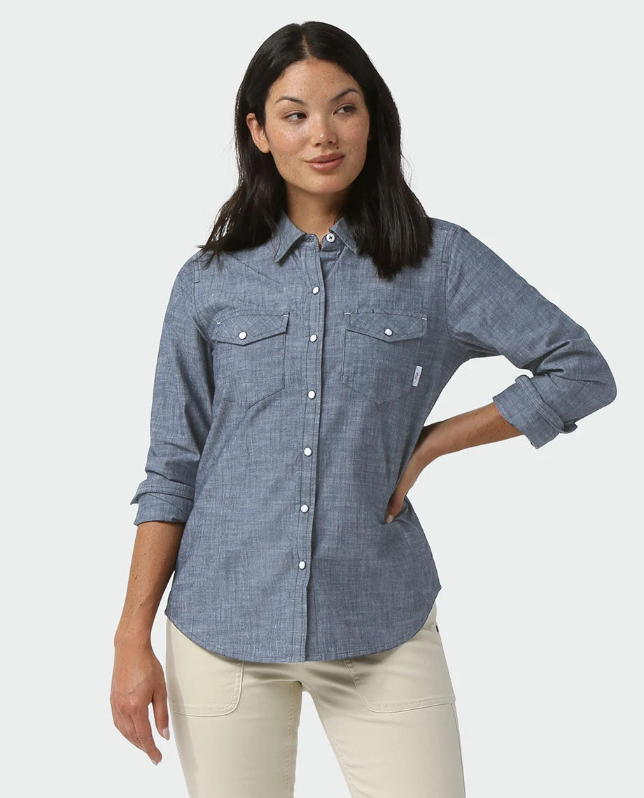 Hot Sale ๐ Stio Women's Ashton Chambray ๐ Shirt ๐ 19 Hot Sale ๐ Stio Women's Ashton Chambray ๐ Shirt ๐ - Image 19