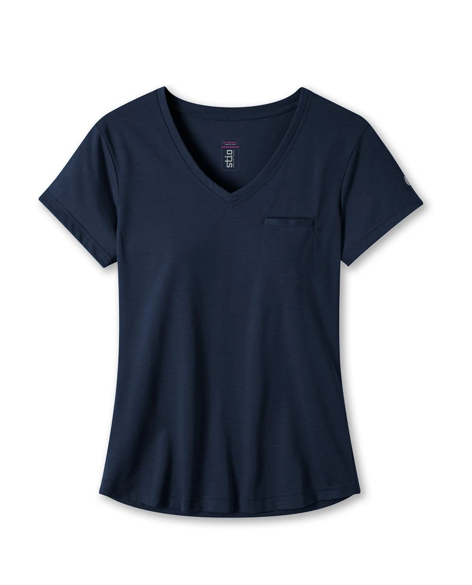 Flash Sale 🎁 Stio Women's Divide V-Neck SS ⭐ 1 Flash Sale 🎁 Stio Women's Divide V-Neck SS ⭐