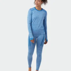 Best reviews of 🎁 Stio Women's Basis® Seamless Tech Tight 🛒 -Stio Sales W Full Range Seamless Tight Wind River Blue Heather 4