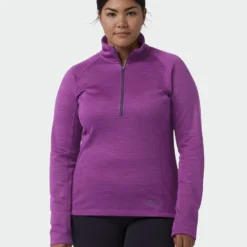 New 🥰 Stio Women's Gannett Peak Fleece Half Zip 🔥 -Stio Sales W Gannett Peak Half Zip Dark Amethyst 1