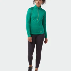 New 🥰 Stio Women's Gannett Peak Fleece Half Zip 🔥 -Stio Sales W Gannett Peak Half Zip Greenery 4