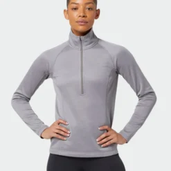 New 🥰 Stio Women's Gannett Peak Fleece Half Zip 🔥 -Stio Sales W Gannett Peak Half Zip Moon Dust 3 Top