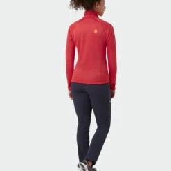 New 🥰 Stio Women's Gannett Peak Fleece Half Zip 🔥 -Stio Sales W Gannett Peak Half Zip Risk Red 5