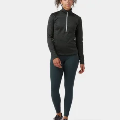 New 🥰 Stio Women's Gannett Peak Fleece Half Zip 🔥 -Stio Sales W Gannett Peak Half Zip Tap Shoe Heather 4