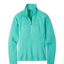 New 🥰 Stio Women's Gannett Peak Fleece Half Zip 🔥 -Stio Sales W Gannett Peak Half Zip Turquoise Rest