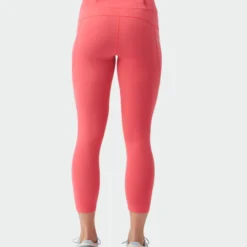 Budget 🛒 Stio Women's Glide Crop Tech Tight 👏 -Stio Sales W Glide Crop Tech Tight Azalea Bloom 4 Bottom