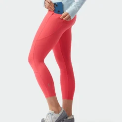 Budget 🛒 Stio Women's Glide Crop Tech Tight 👏 -Stio Sales W Glide Crop Tech Tight Azalea Bloom 5 Bottom