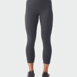 Budget 🛒 Stio Women's Glide Crop Tech Tight 👏 -Stio Sales W Glide Crop Tech Tight Boundary Black 3 Bottom