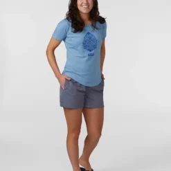 Best Pirce 👍 Stio Women's Hideout Short ⌛ -Stio Sales W Hideout Short Storm Cloud 4