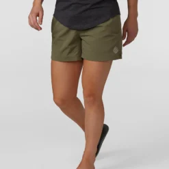 Best Pirce 👍 Stio Women's Hideout Short ⌛ -Stio Sales W Hideout Short Trout Time 1
