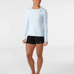 Discount ✨ Stio Women's Hylas Crew LS 👍 -Stio Sales W Hylas Crew LS Misty Cloud 3