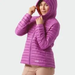 Coupon 😉 Stio Women's Pinion Down Hooded Jacket ⌛ -Stio Sales W Pinion Down Hooded Jacket Ripe Berry 5 Top