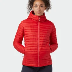 Coupon 😉 Stio Women's Pinion Down Hooded Jacket ⌛ -Stio Sales W Pinion Down Hooded Jacket Risk Red 1
