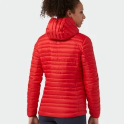 Coupon 😉 Stio Women's Pinion Down Hooded Jacket ⌛ -Stio Sales W Pinion Down Hooded Jacket Risk Red 5