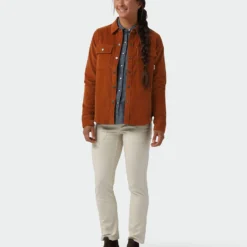 Promo 🎁 Stio Women's Saratoga Cord 👚 Shirt ⌛ -Stio Sales W Saratoga Cord Shirt Maple Brown 4